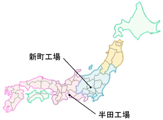 工場の概要　地図